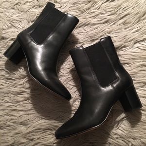 J Crew Willa Black Chelsea Boot 7.5